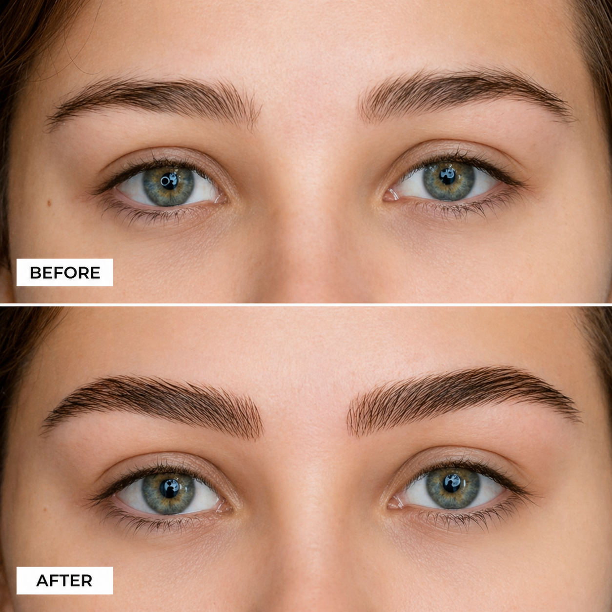 Before & After — Brow Density